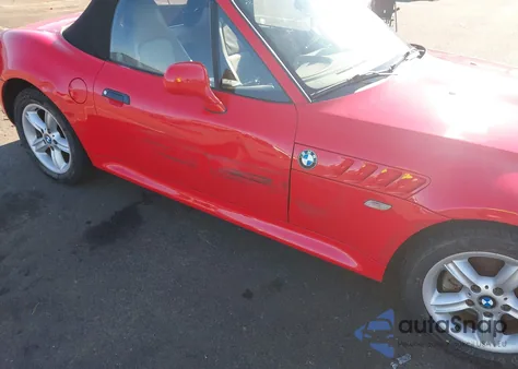 2000 BMW Z3 2.3 from USA, damaged, VIN 4USCH9348YLF86107